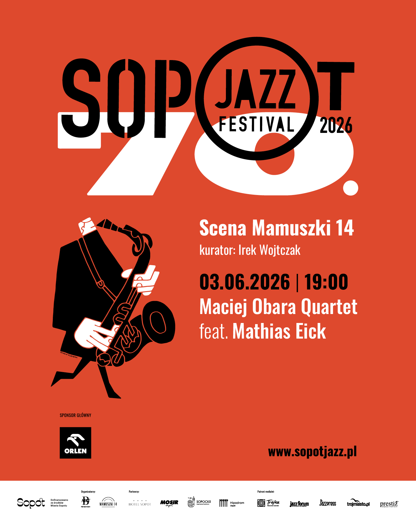 Sopot Jazz Festival 2026 - Maciej Obara Quartet feat. Mathias Eick